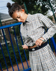 HOFA261HEIDI | AOP Blue Check