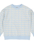 HOFA261HENK | AOP Blue Text