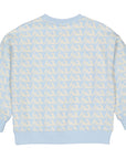 HOFA261HENK | AOP Blue Text