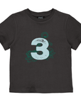 T-shirt cijfer 3 | Dark Grey
