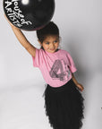 T-shirt cijfer 4 | Old Pink