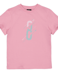 T-shirt cijfer 8 | Old Pink