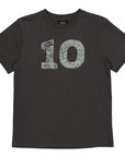 T-shirt cijfer 10 | Dark Grey