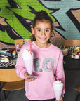 Trui cijfer 10 | Old Pink