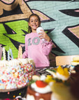 Trui cijfer 10 | Old Pink