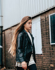 Lederjacke Schwarz | Black