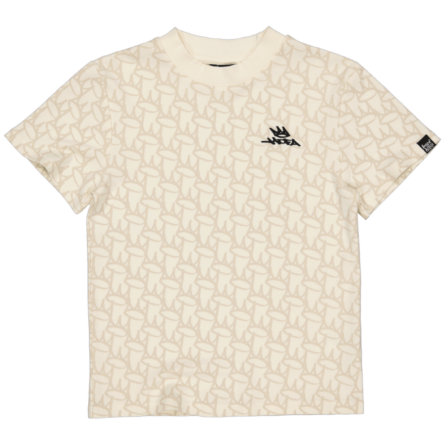 SHORTSLEEVE REGULAR FIT | AOP White Crown