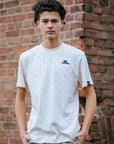 SHORTSLEEVE REGULAR FIT | AOP White Crown