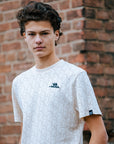 SHORTSLEEVE REGULAR FIT | AOP White Crown