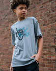 SHORTSLEEVE OVERSIZED | Mid Grey Melee