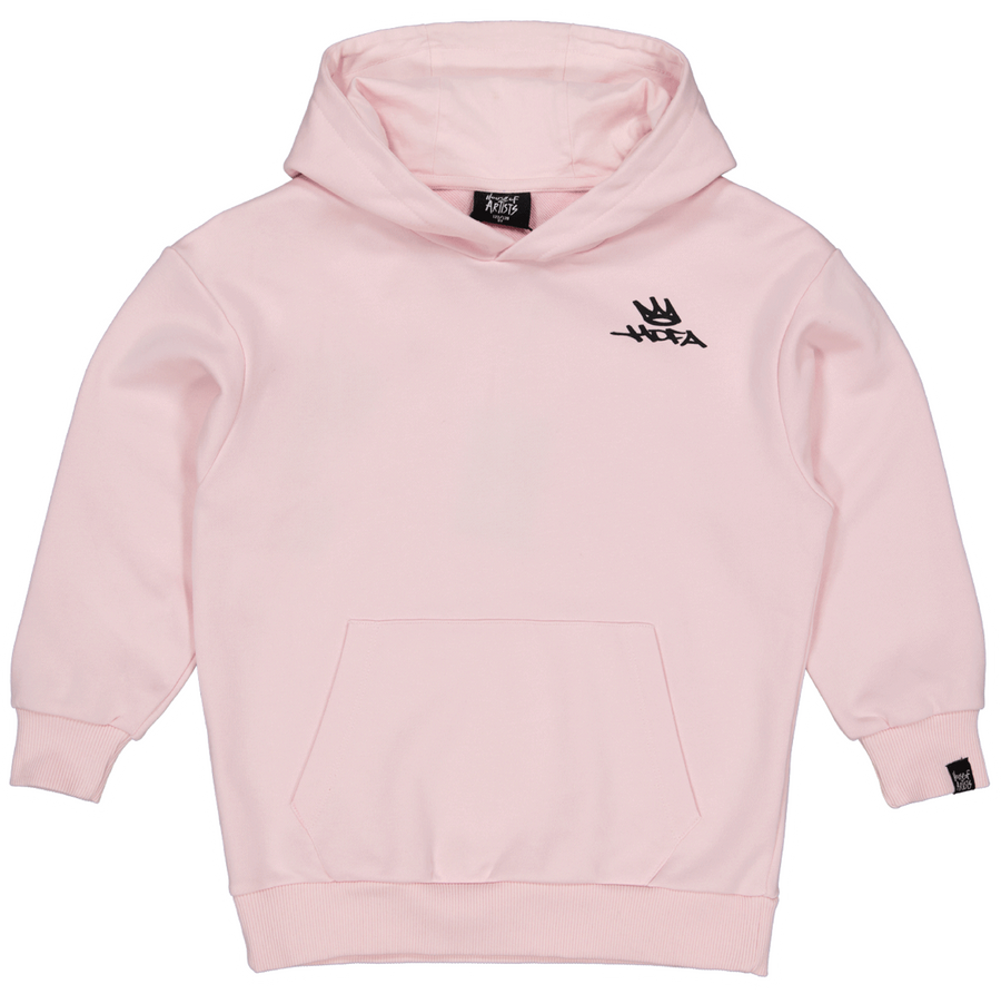 HOODED SWEATER OVERSIZED | Faded Pink