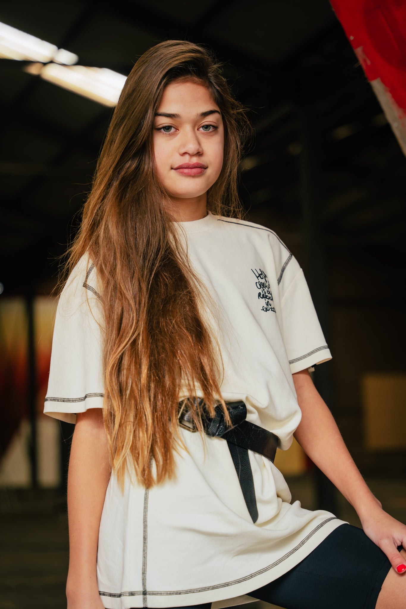 T-SHIRT DRESS | White