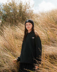 Hoodie Sweater met print | Black