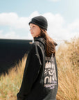 Hoodie Sweater met print | Black